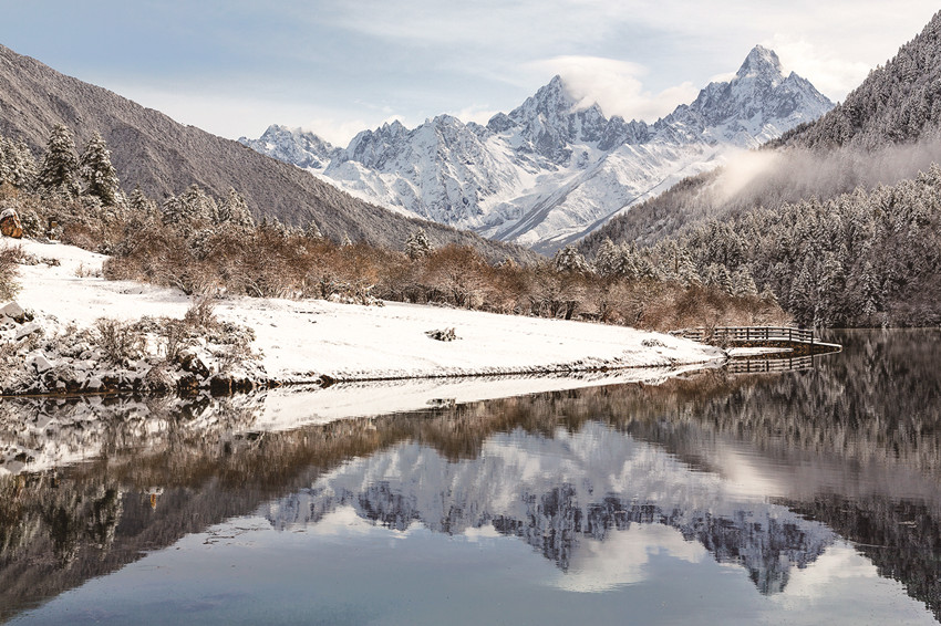 冬天，想起有雪的高原